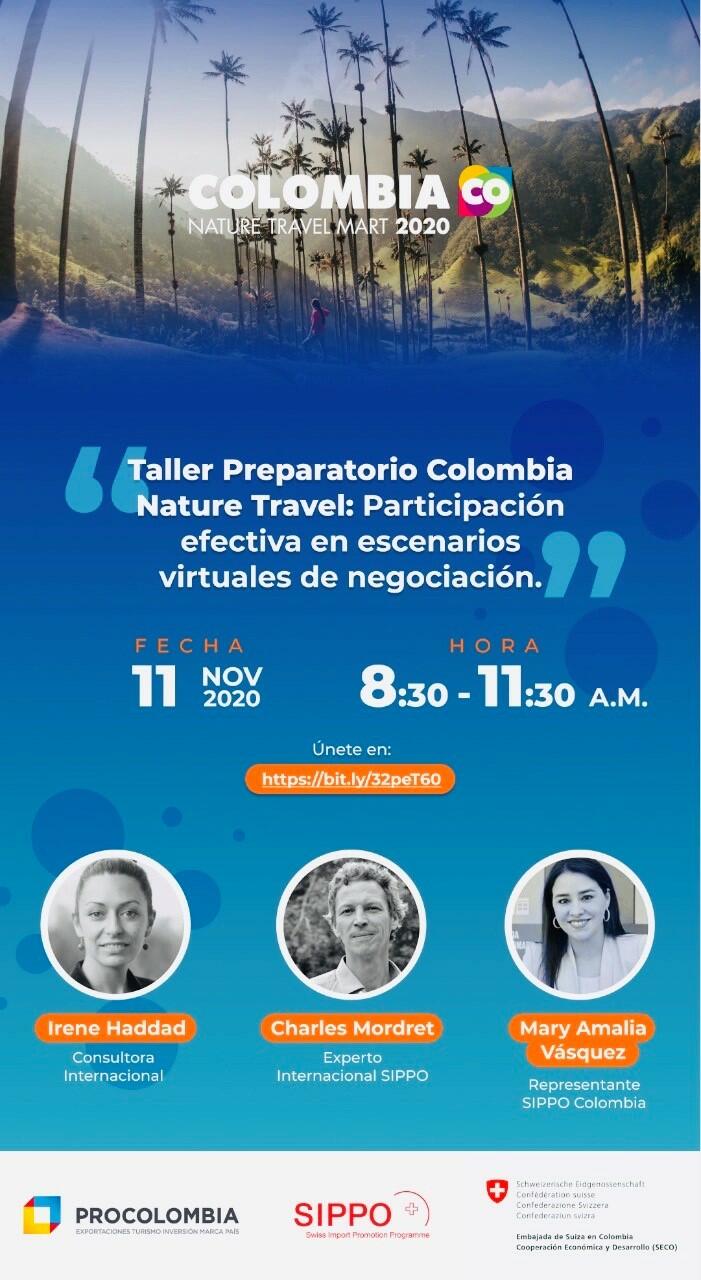 GENERANDO CAPACIDADES PARA EL VIRTUAL B2B MATCHMAKING EN EL MARCO DEL “COLOMBIA NATURE TRAVEL MART”